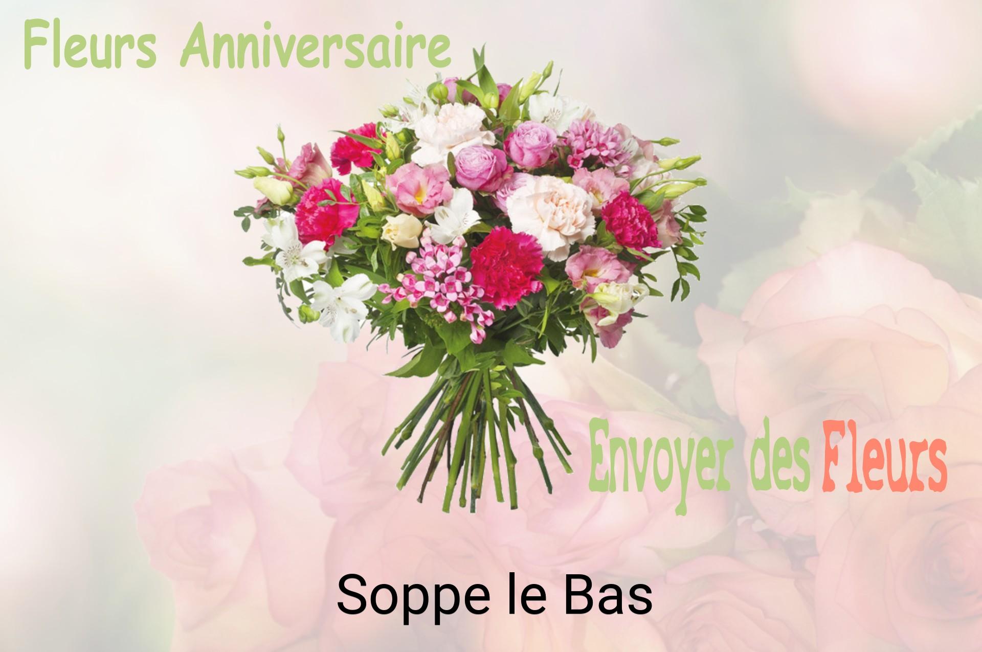 Bouquet de fleurs d’anniversaire livré à Soppe-le-Bas